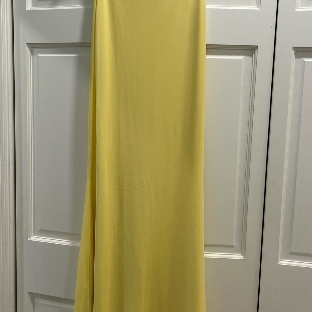 AFRM Tegan Maxi Skirt in buttercup - XS